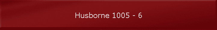 Husborne 1005 - 6